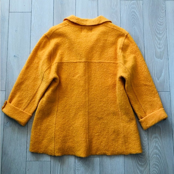 Vintage Emme Canada 100% Wool Textured Shirt Jacket Size L - Picture 3 of 12